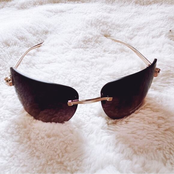 Ophelia Brown Floral Chic Sunglasses - Picture 4 of 10